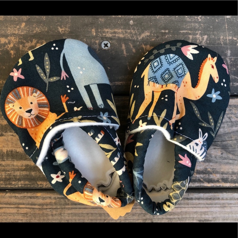 Safari Animals | Baby | Toddler Shoes | Moccasins
